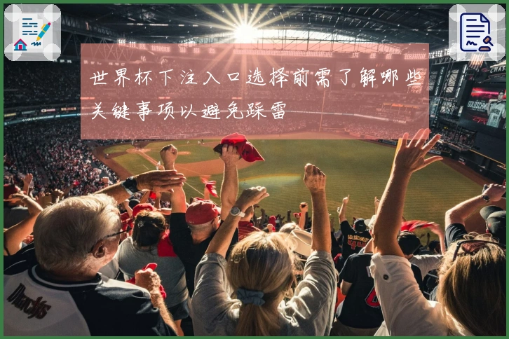 世界杯下注入口选择前需了解哪些关键事项以避免踩雷