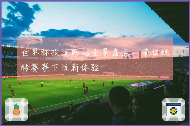 世界杯投注网站全景盘点，带你玩转赛事下注新体验