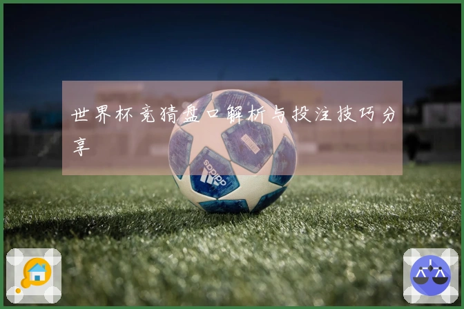 世界杯竞猜盘口解析与投注技巧分享